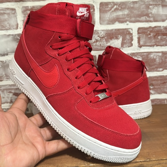 Nike Shoe Air Force Brick Red Nike Air Force '07 Low LV8 With